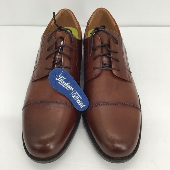 Florsheim Midtown Men’s Cap Toe Oxford Loafer Cognac Career Casual NWT Size 12 main image 9